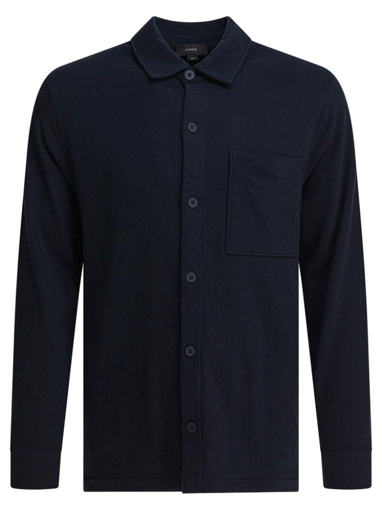 Vince Cotton Suede Overshirt Jacket Tag Size M Men